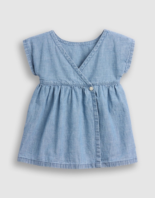 GAP - MFD Embroidered Shoulder Dress - Babies