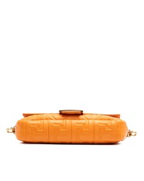 Pre-Loved by Azura Reborn - Pre-Loved Zucca Embossed Leather Baguette Satchel
