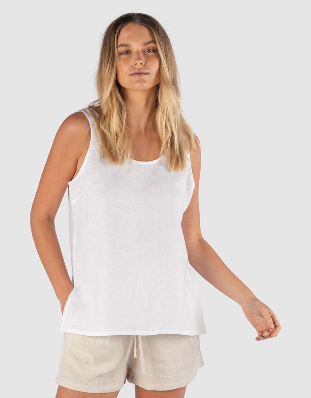 CAMIXA - Tanya Tank Linen Top