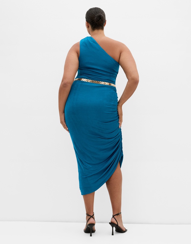 City Chic - Orbit One Shoulder Slink Dress