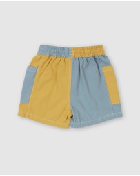 Goldie + Ace - Patchy Pocket Shorts - Babies-Kids