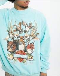 Vintage by The Real Deal - Pre Loved - 90s USA Wildlife Sweatshirt