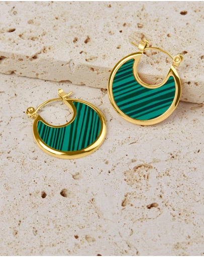 Pastiche - Green Shadow Earrings