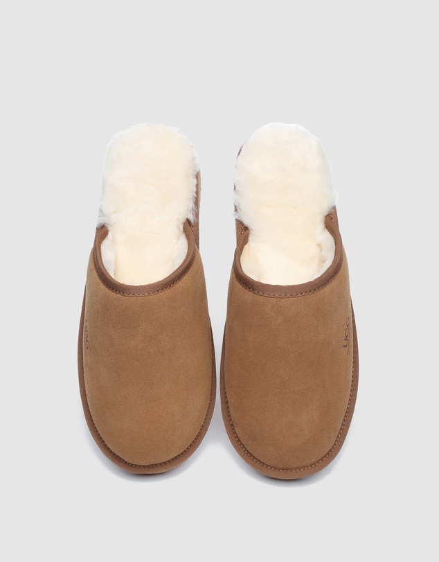 EVERAU - Australian Shepherd Ugg Cruz Slipper Cow Suede Upper House Shoes