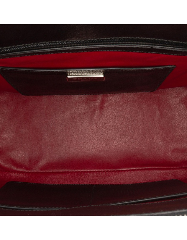 Pre-Loved by Azura Reborn - Pre-Loved Saffiano Turnlock Double Zip Studded Tote