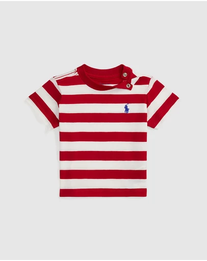 Polo Ralph Lauren - Striped Cotton Jersey Tee - Babies
