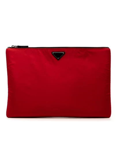 Pre-Loved by Azura Reborn - Pre-Loved Tessuto Soft Zip Clutch