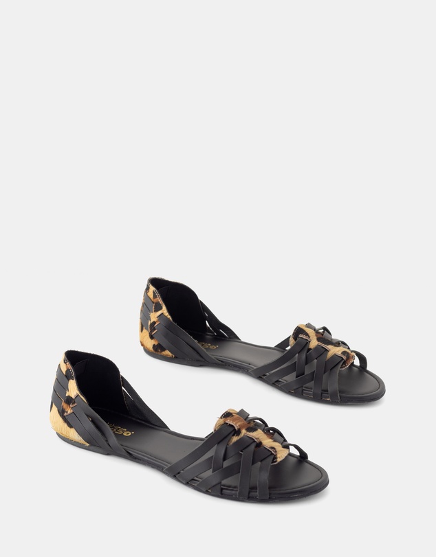 Just Because - Kairo Leather Flat Sandals