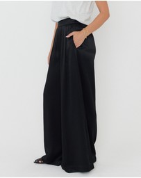 ALEXANDRA - Pizzi Pants Black