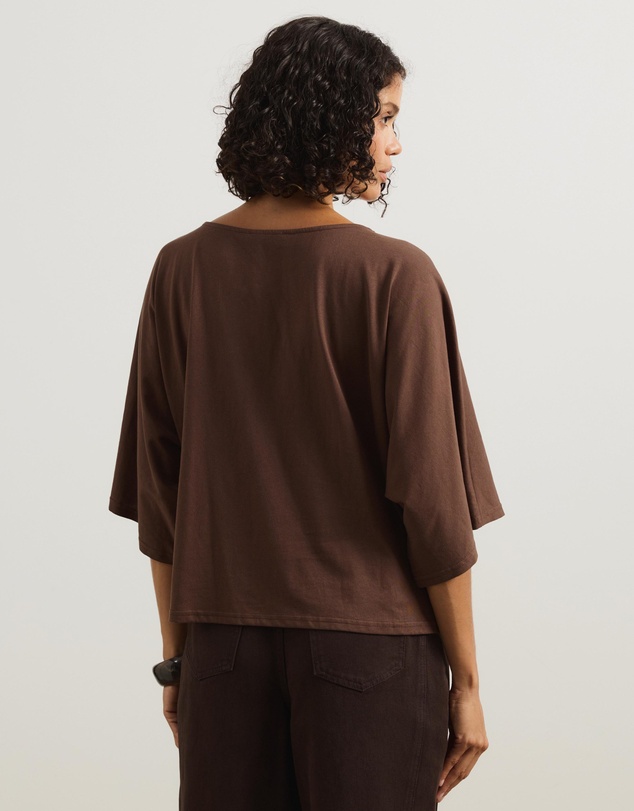 Atmos&Here - Wide Sleeve Boxy T-Shirt
