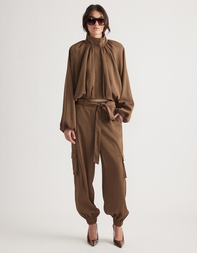 Decjuba - Stella Satin Bubble Jacket