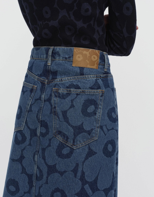 Marimekko - Maridenim Kuvastuma Unikko Skirt