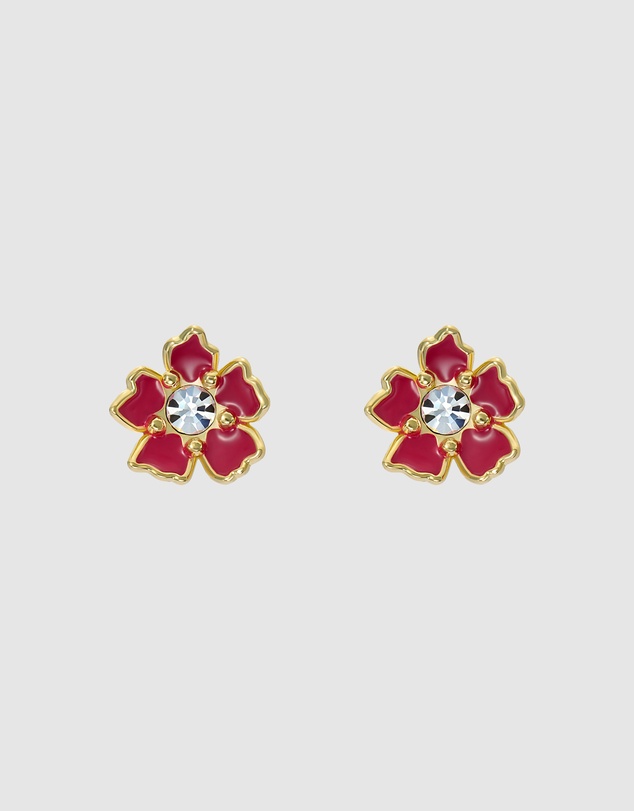 Ted Baker - PETI: Painted Flower Stud Earrings