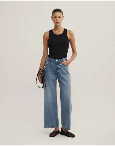 Witchery - Wide Leg Crop Jeans