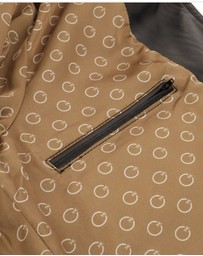 Henry Bucks - McKinnon Franco Nero Lambskin Aviator Bomber Jacket