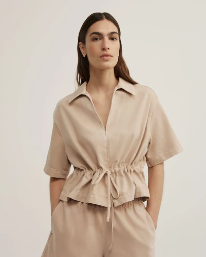 Witchery - Bow Denim Shirt