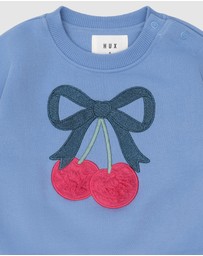 Huxbaby - Cherry Bow Sweatshirt - Babies-Kids