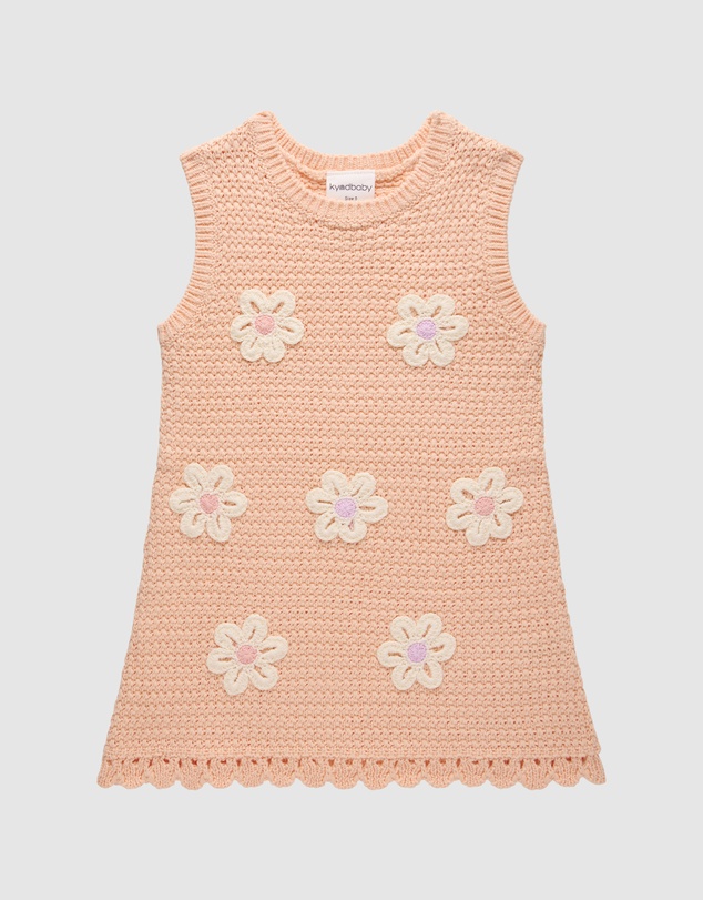 Kynd Baby - Crochet Dress in Blooms