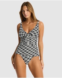 Sea Level Australia - Costa Cross Front Multifit Singlet Top