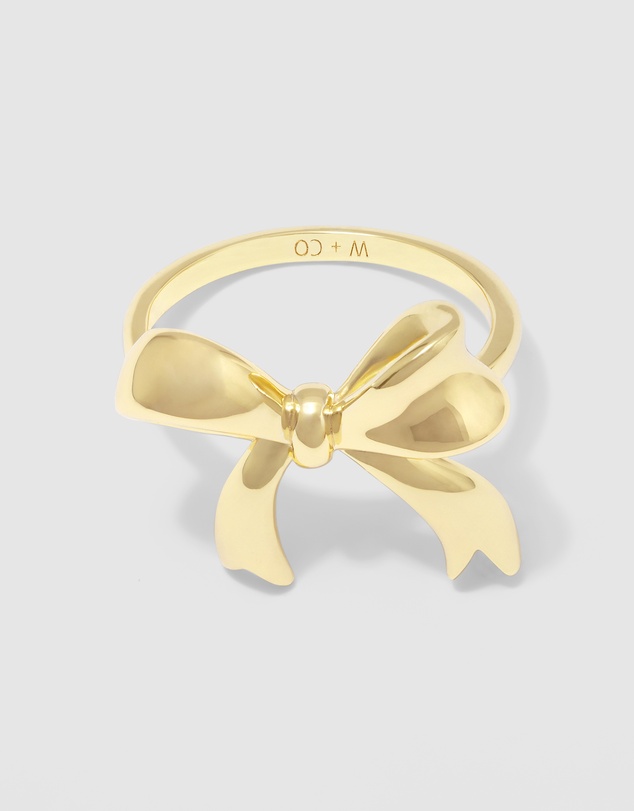 Wanderlust + Co - Bow Gold Ring