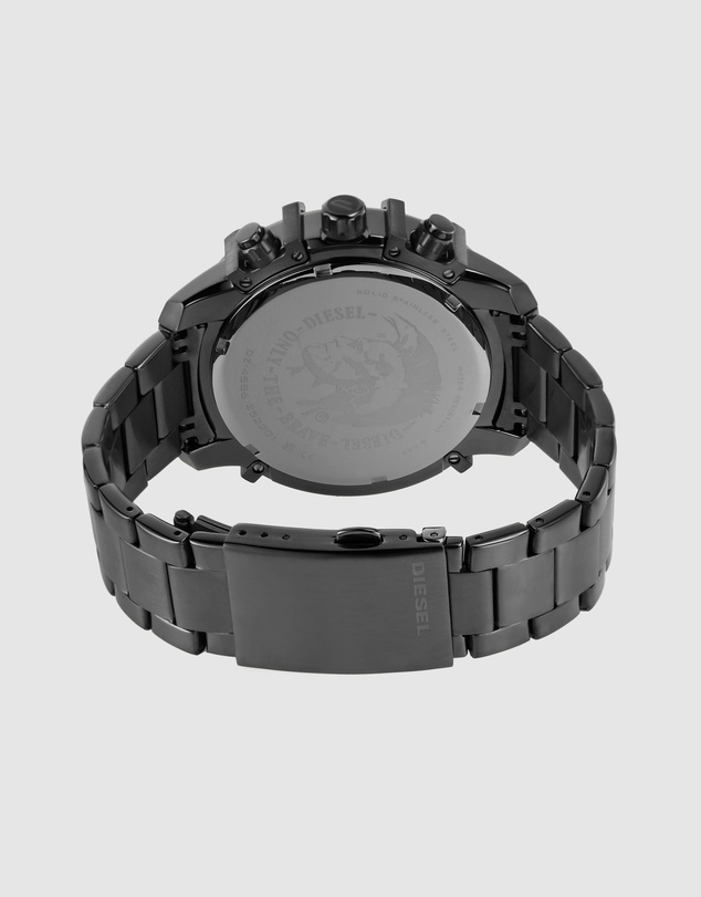 Diesel - Griffed Gun-Metal Chronograph Watch