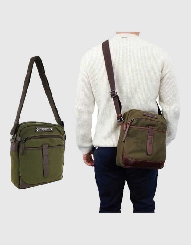 Police - Wings Canvas Crossbody Bag