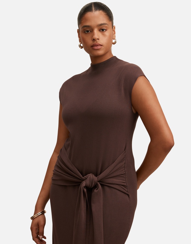 Forever New Curve - Margot Curve Wrap Detail Knitted Midi Dress