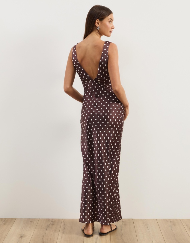 Atmos&Here - Mara Slip Polkadot Dress