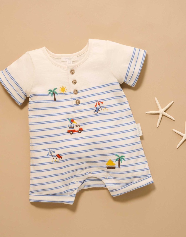 Purebaby - Resort Growsuit -Kids-Babies