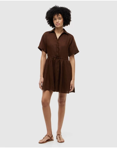 Tommy Hilfiger - Essential Short Linen Dress