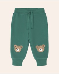Huxbaby - Furry Huxbear Emerald Trackpants - Babies-Kids
