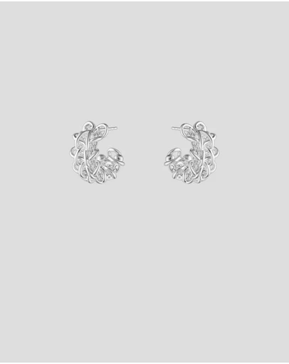 Georg Jensen - Weft Earhoops