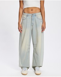 adidas Originals - Adilenium Barrel Leg Denim Pants