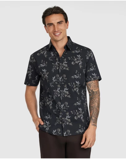 Tarocash - Silas Stretch Leaf Shirt