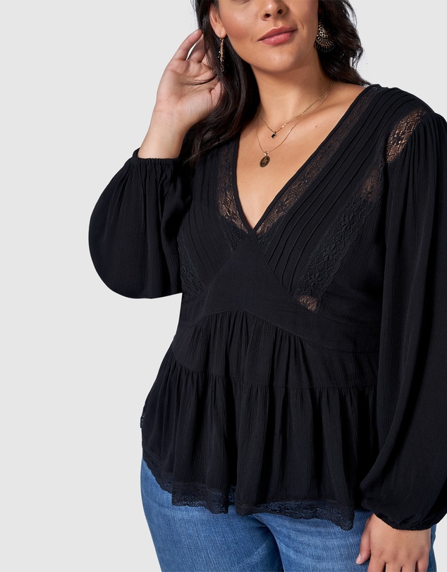 The Poetic Gypsy - Astral Passenger Lace Blouse