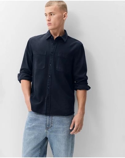 UNISON - Cotton Lyocell Relaxed Fit Shirt