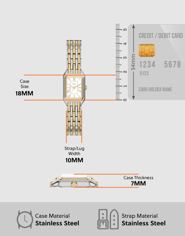Fossil - Raquel Two Tone Analogue Watch
