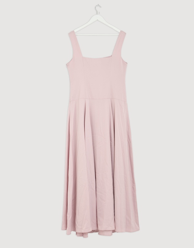 Revibe - Repaired CHANCERY Serena Drop Waist Square Neck Maxi Dress - AU 14