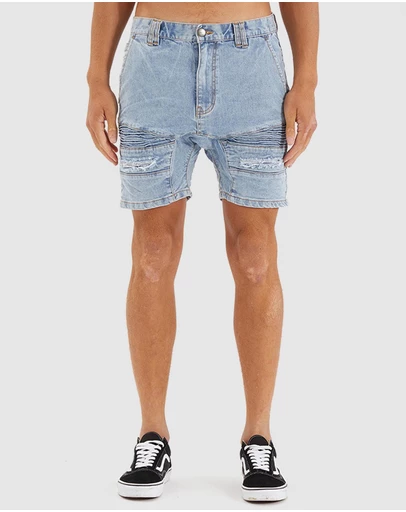 Nena & Pasadena - Viper Denim Shorts