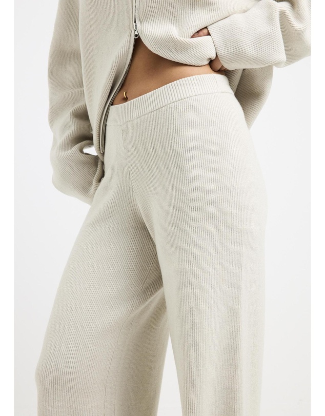 Subtitled - Agnes Rib Wide Leg Pants