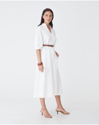 Forcast - Lyn Lantern Sleeve Shirt Dress