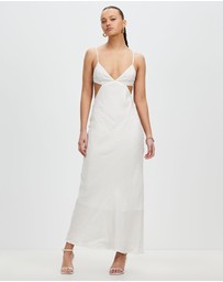 Third Form - Paisley Bias Triangle Midi Dress