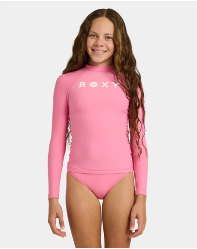 Roxy - Girls 8 to 16 Heater Long Sleeve Rashguard