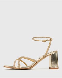 Betts - Nadine 2 Block Heel Strappy Sandals