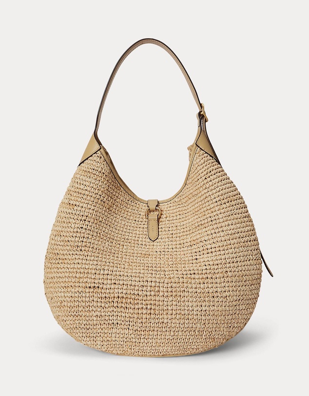 Polo Ralph Lauren - Polo ID Raffia Large Shoulder Bag - The ICONIC Exclusive