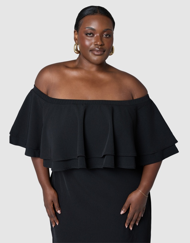 Pink Dusk by Curve Project - Wreckless Midi Dress