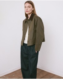 M.N.G - Denim Parka With Contrasting Collar
