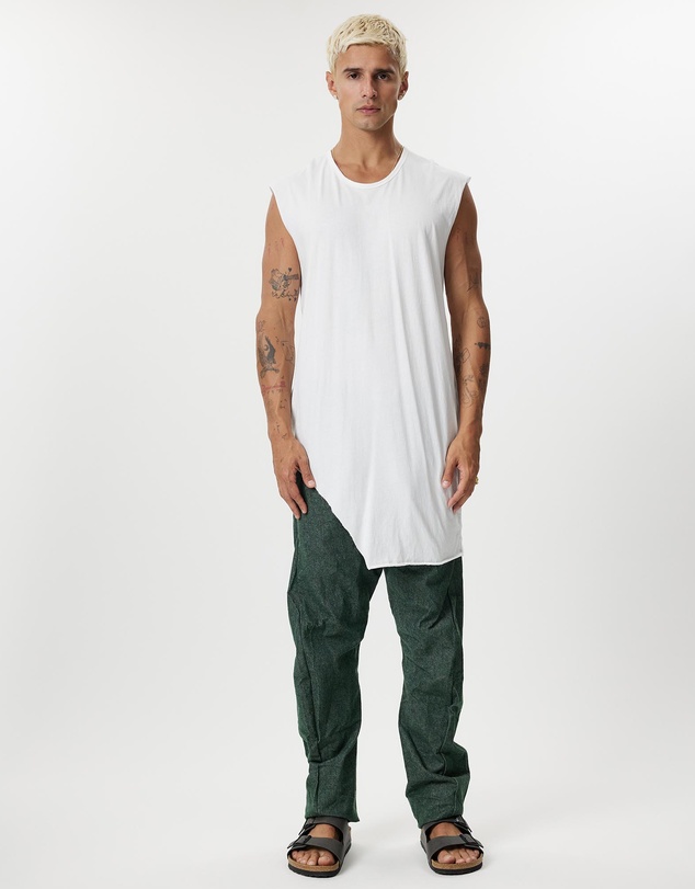 Surrounded By Ghosts - The Graftonite Asymmetrical Cotton Tail Muscle T-Shirt