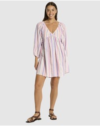 Sea Level Australia - Boho Stripe Boho Short Dress