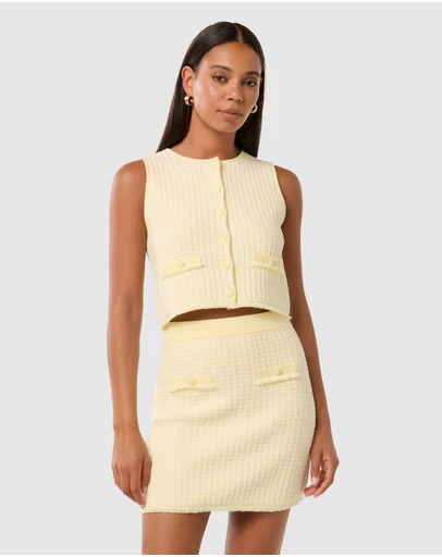 Forever New - Aria Boucle Knit Tank Top